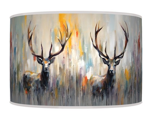 Deer stag lampshade pendant - stag,