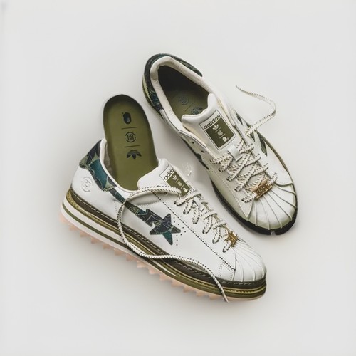 Adidas clot bape superstar - x,