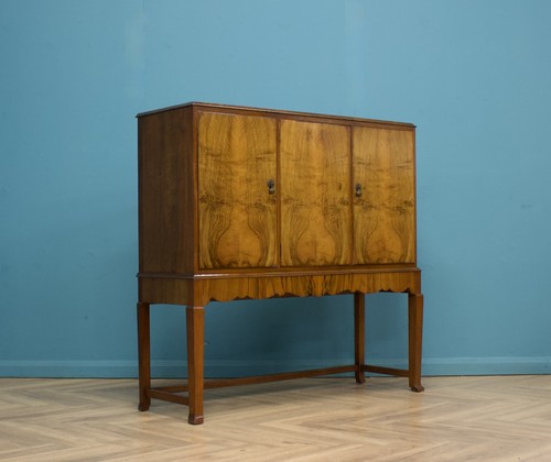 Vintage walnut sideboard - vintage,