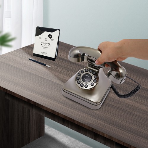 Vintage style corded phone old - corded,