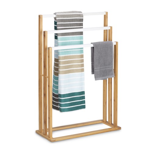 Bamboo towel rack sturdy - towel,
