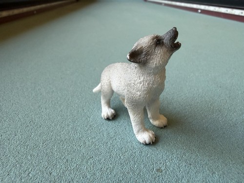 Schleich howling grey wolf - schleich, pup