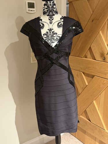 Herve leger black dress - dress, with