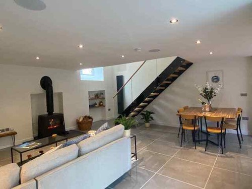Metal staircase glass - metal,