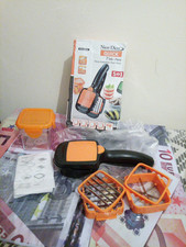 Nicer Dicer Quick - hand-held chopping, slicing, dicing machine - Orange