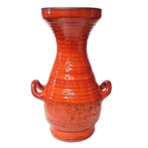 Fat lava style orange - fat, pottery