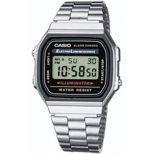 Casio Silver A168 Digital