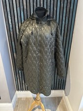 Zara Womens Khaki Quilted Coat