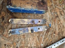 wooden  Wayfarer  Deck Fittings  2 Shroud  Brakets  And Fairleads With  Blocks 