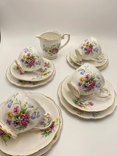 Fine Bone China Tea Set for 4