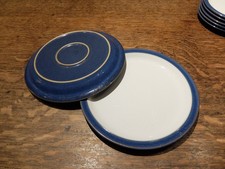 2 x Denby Imperial Blue Side /Tea Plates 7”/ 17cm diameter