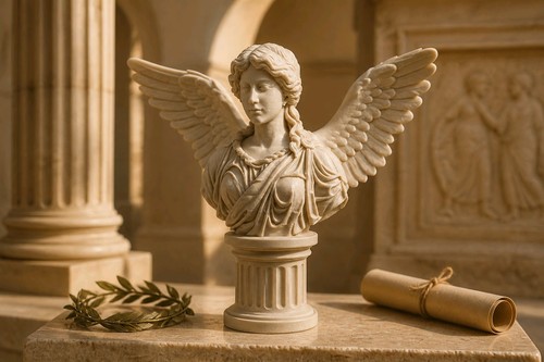 Roman style angel bust - style, on