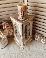 Jewelry Box French Decor Rhinestones Jewelry Organizer Shabby Chic Box Mirror