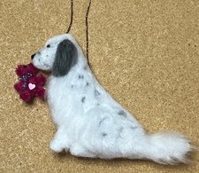 ENGLISH SETTER with VALENTINE