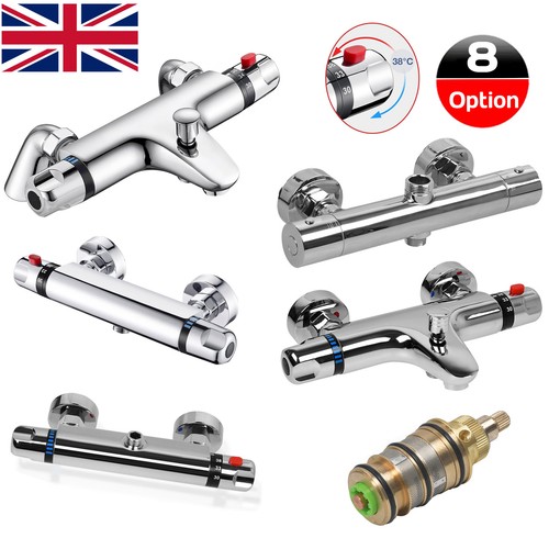 Exposed thermostatic shower - thermostatic,