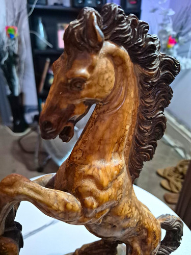 Giannetti rearing horse - a.,