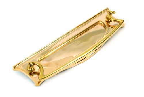 Art deco solid - polished, brass