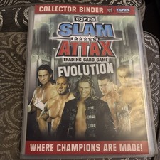 WWE Slam Attax 2009 Evolution Topps Cards & Binder Complete Set 186/186