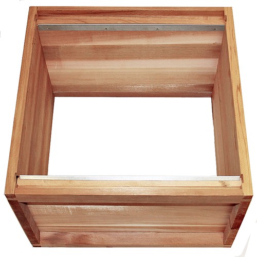 Cedar deep brood box national - box,