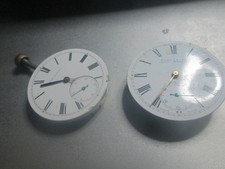 2 vintage  pocket  watch  movement john bennett .. h samuel