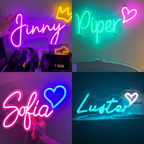 Personalised neon led sign - neon,
