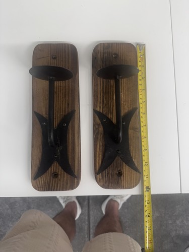 Wooden scones pair - ,, gothic