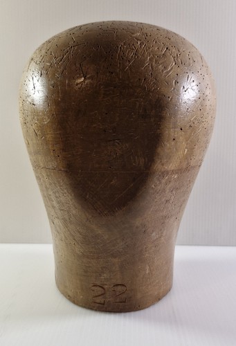 Vintage wooden hat block - vintage,