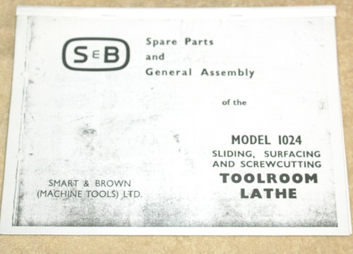 Smart brown 1024 lathe - lathe, parts