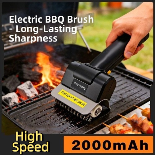 Electric grill brush stainless - electric,