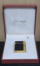 Vintage St Dupont  Lighter Gatsby Gold Plated.Mint condition.With original box