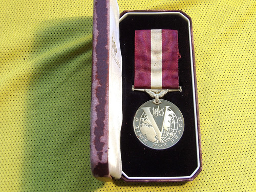 Peace medal original - medal, case