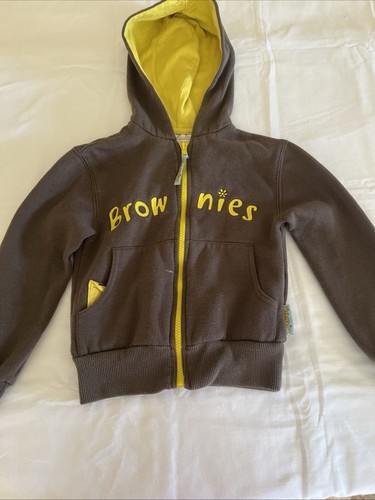 Girlguiding brownie zip hoodie - brownie,