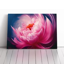 Dramatic Peony Flower Canvas
