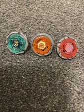 Takara Tomy Beyblade Metal Fight Ray Striker, Burn Fire Blaze And Red Bull