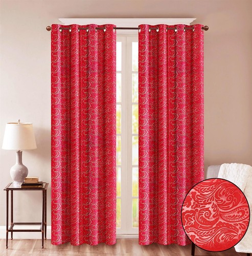 Embossed blackout curtains - embossed,