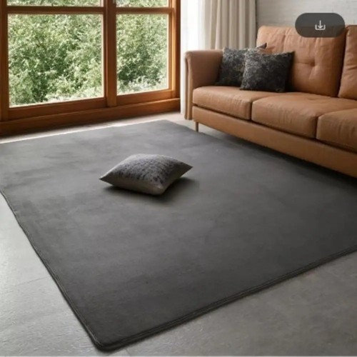 Modern coral velvet carpet - modern,