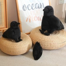 Realistic Crow Raven Plush –