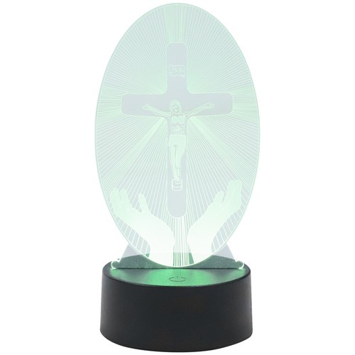 Acrylic jesus cross - 3d,