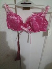 Ladies Ann Summers Size 10 Pink Slight Padded Bra