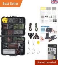 Complete 272 Pcs Carp Fishing Tackle Box Set – High-Quality & Organized