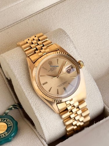 Gold jubilee style watch - gold,