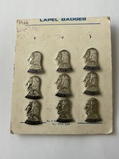 Original 1960s Irish Republican Wolfe Tone Badges, Sold Separately.