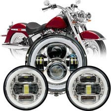New 7 Inch Motorcycle LED