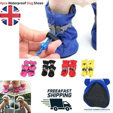 4pcs Waterproof Dog Shoes