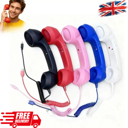 Retro telephone handset for - telephone,