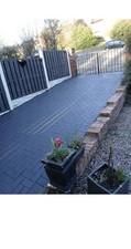 Block paving imprinted - block,