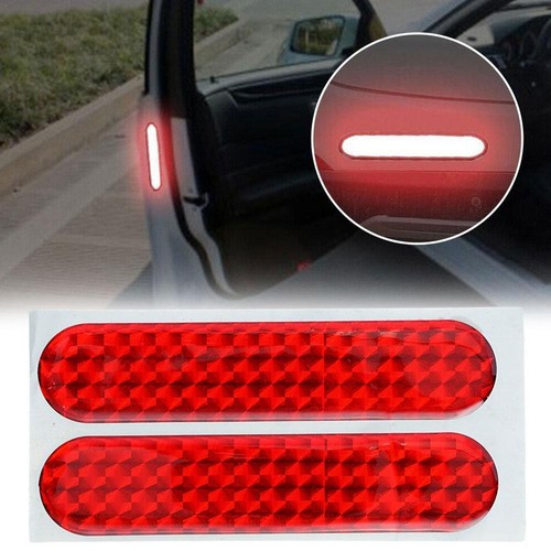 Red reflective safety - 2x,