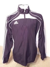 Adidas Mens Black Medium Quarter Zip Long Sleeve Golf Pull Over Pre-Owned