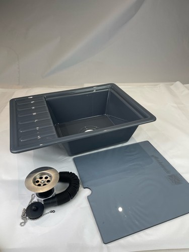 Acrylic grey 307 sink - grey,
