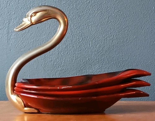 Rare vintage mid - century, red
